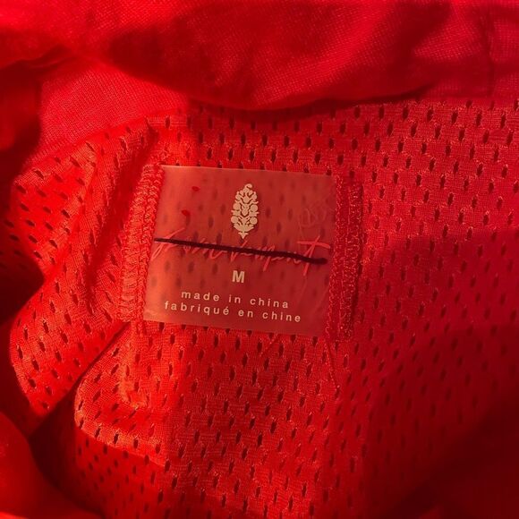 New Free  PEOPLE MOVEMENT "Baby Got Track" Jacket
Size: M 
Color: Hot Hibiscus - Picture 10 of 13